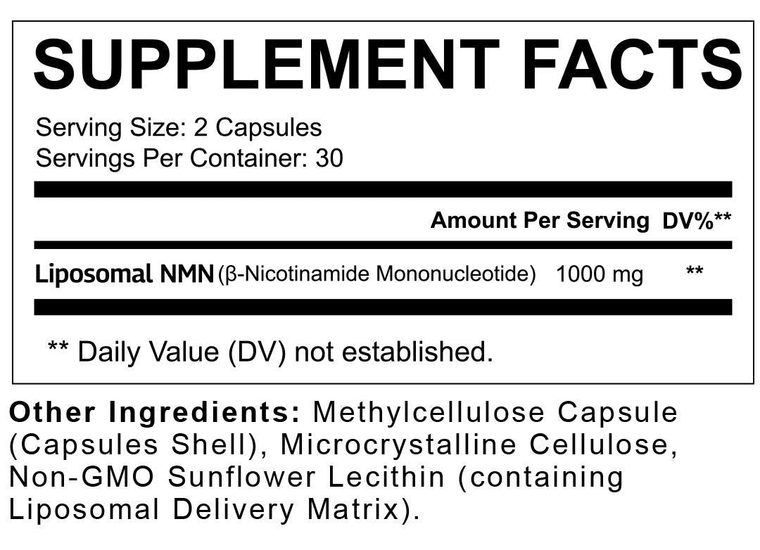 Liposomal NMN 1000mg