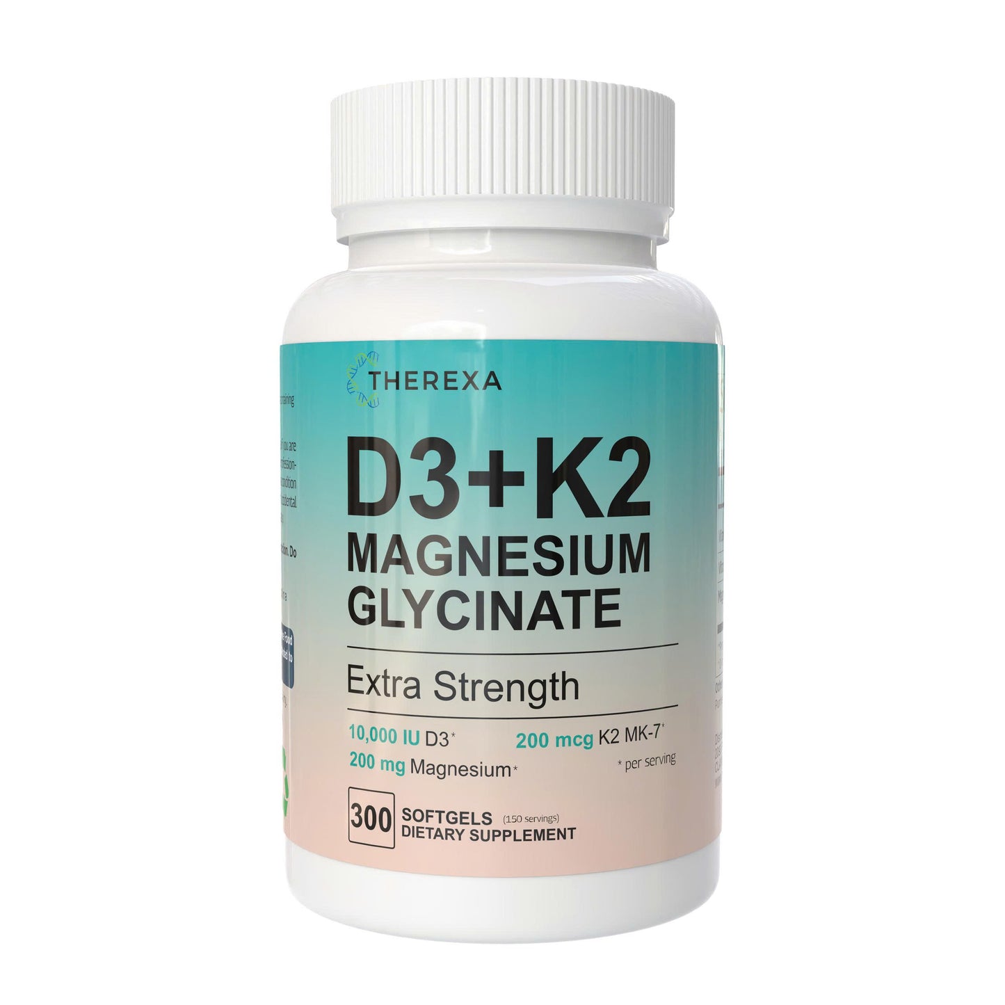 D3 K2 Magnesium Glycinate - Extra Strength