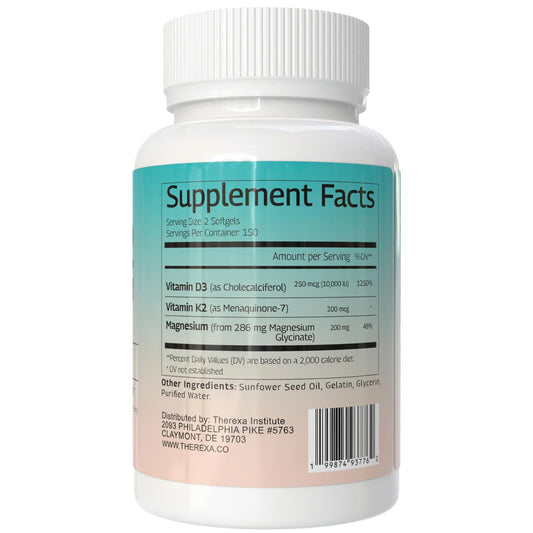 D3 K2 Magnesium Glycinate - Extra Strength
