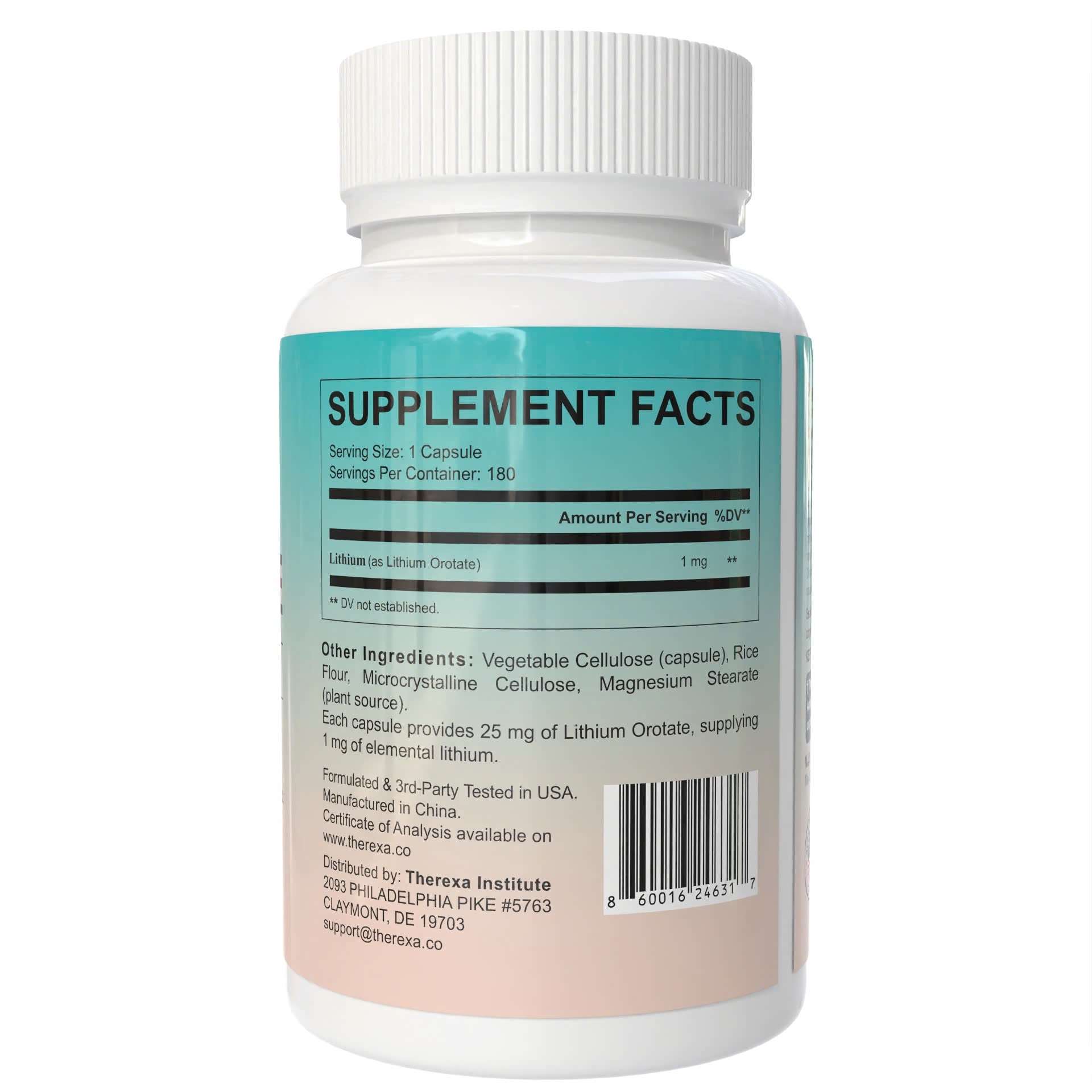 Lithium Orotate 1mg