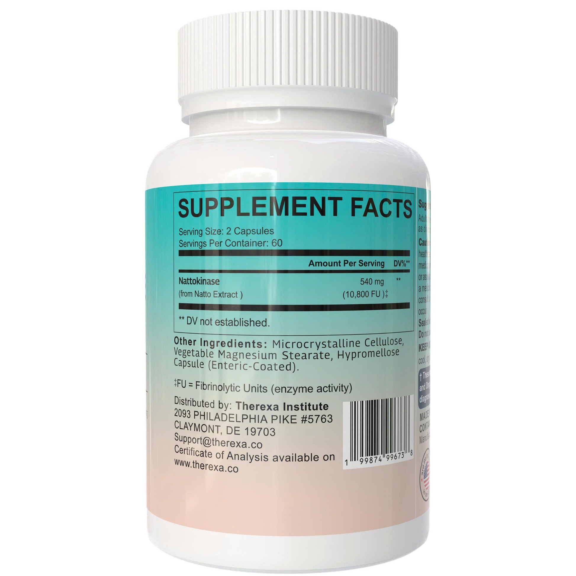 Nattokinase 10,800 FU - Enteric Coated